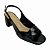 (1313-62460) Sandália Salto Bloco Slingback Preto - Imagem 4