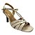 (1306-62503) Sandália Salto Fino Tiras Transpassadas Off White - Imagem 2