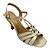 (1306-62503) Sandália Salto Fino Tiras Transpassadas Off White - Imagem 4