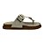 (An600) Sandália Papete Fivela Off White - Imagem 1