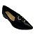 (8117-16527) Sapatilha Bico Fino Entrelaço Detalhe Metálico Preto - Imagem 4