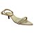 (5214-11236) Sandália Minimalista Bico Fino  Off White - Imagem 2