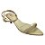 (5214-11236) Sandália Minimalista Bico Fino  Off White - Imagem 4