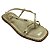 (4392Zb) Sandália Rasteira Aplicações Tachas Off White - Imagem 4