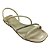 (673011454) Rasteira Tiras Assimétricas Detalhe Strass Off White - Imagem 4