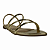 (7181A-21448) Rasteira Tiras Cruzadas Ouro Light - Imagem 2
