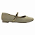 (58072) Sapatilha Mary Jane Detalhe Metalizado  Off White - Imagem 1