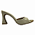 (5459-12840) Tamanco Bico Fino Detalhe Metalizado Off White - Imagem 1