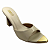(5459-12840) Tamanco Bico Fino Detalhe Metalizado Off White - Imagem 4