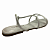 (175-1309) Rasteira Tiras Tubulares Bico Folha Off White - Imagem 3