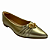 (1662-052-262) Sapatilha Detalhe Pedra Frontal Ouro Light - Imagem 2