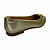 (1662-052-262) Sapatilha Detalhe Pedra Frontal Ouro Light - Imagem 3