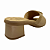 (1806-033-262) Tamanco Conforto Detalhe Pedra Salto Bloco Avela - Imagem 3
