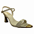 (5459-12846) Sandália Minimalista Ponta Metálica  Off White - Imagem 2