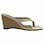 (7099-20842) Tamanco Salto Anabela Artesanal Off White - Imagem 1