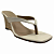 (7099-20842) Tamanco Salto Anabela Artesanal Off White - Imagem 2
