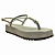 (368200-12)Sandália Tiras Finas Detalhe Em Strass Plataforma Off White - Imagem 2