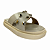 (1725Th5) Flatform Tachas Metálicas  Off White - Imagem 2