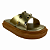 (1725Th5) Flatform Tachas Metálicas  Ouro Light - Imagem 2