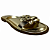 (552209)Rasteira Tiras Cruzadas Detalhe De Flor  Iron Ouro - Imagem 2