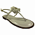 (552212)Rasteira Flor Tira No Tornozelo Off White - Imagem 2
