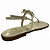 (552212)Rasteira Flor Tira No Tornozelo Off White - Imagem 4
