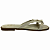 (552209)Rasteira Tiras Cruzadas Detalhe De Flor  Off White - Imagem 1
