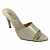 (4812-93970) Tamanco Bico Metalizado Off White - Imagem 4