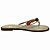 (952195)Rasteira Pedrarias Coloridas  Off White - Imagem 1