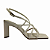 (4838-94433) Sandália Salto Bloco Tiras Finas Off White - Imagem 1
