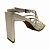(4838-94433) Sandália Salto Bloco Tiras Finas Off White - Imagem 3