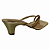 (5834-24493) Tamanco Tira Fina Cruzada  Ouro Light - Imagem 3