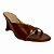 (5805V27-24442) Anabela Cabedal Estruturado  Whisky - Imagem 2