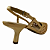 (7136Am-21516) Scarpin Trama Artesanal Salto Fino  Natural - Imagem 3