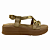 (8443-16575) Flatform Tiras Detalhes Metálicos Ouro Light - Imagem 1