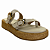 (8462-16754) Flatform Detalhe Fivelas Solado Natural   Off White - Imagem 2