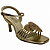 (T7523-089)Sandália Dourada De Flor Tiras Delicadas Dourado - Imagem 2