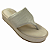 (8457-16725) Flatform Tira Trançada Palmilha Macia  Off White - Imagem 4