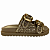 (Z6619-30602)Flatform Trama Vazado Fivelas Douradas  Iron Ouro - Imagem 1