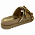 (Z6619-30602)Flatform Trama Vazado Fivelas Douradas  Iron Ouro - Imagem 3