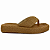 (Z6290-31255)Flatform Caramelo Tira Trançada Artesanal  Natural - Imagem 1