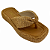 (Z6290-31255)Flatform Caramelo Tira Trançada Artesanal  Natural - Imagem 2