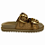 (Z6619-31286)Sandália Flatform Tiras Tramadas Fivelas Douradas  Avela - Imagem 1