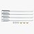 Kit Vara Suspensão Compatível Lavadora Electrolux 15kg Lbu15 / Ltd15 - 70095921 / 70095920 / 7124117 - Imagem 1