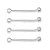 Kit Tirante Cristal Compatível Lavadora Brastemp / Consul (KIT COM 04 UN) - 326000516 - Imagem 1