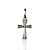 Pingente Cruz Facetas - Imagem 1