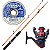 Kit Pesca Barato Vara 1,50m  Molinete e Linha - Imagem 2