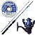 Kit Pesca Barato Vara 1,50m  Molinete e Linha - Imagem 1
