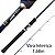 Vara Molinete Carbono Evolution 1,68m Inteiriça S561  8-17lb - Imagem 2