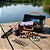 Kit de Pesca Infantil Completo Vara Molinete Maleta Ração - Imagem 10